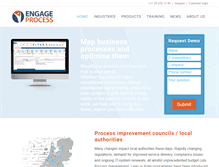 Tablet Screenshot of engageprocess.com